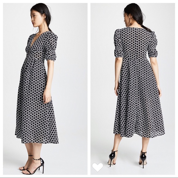 🆕NWT Sz 4 Keepsake the Label Geometric Midi Dress - Picture 3 of 16